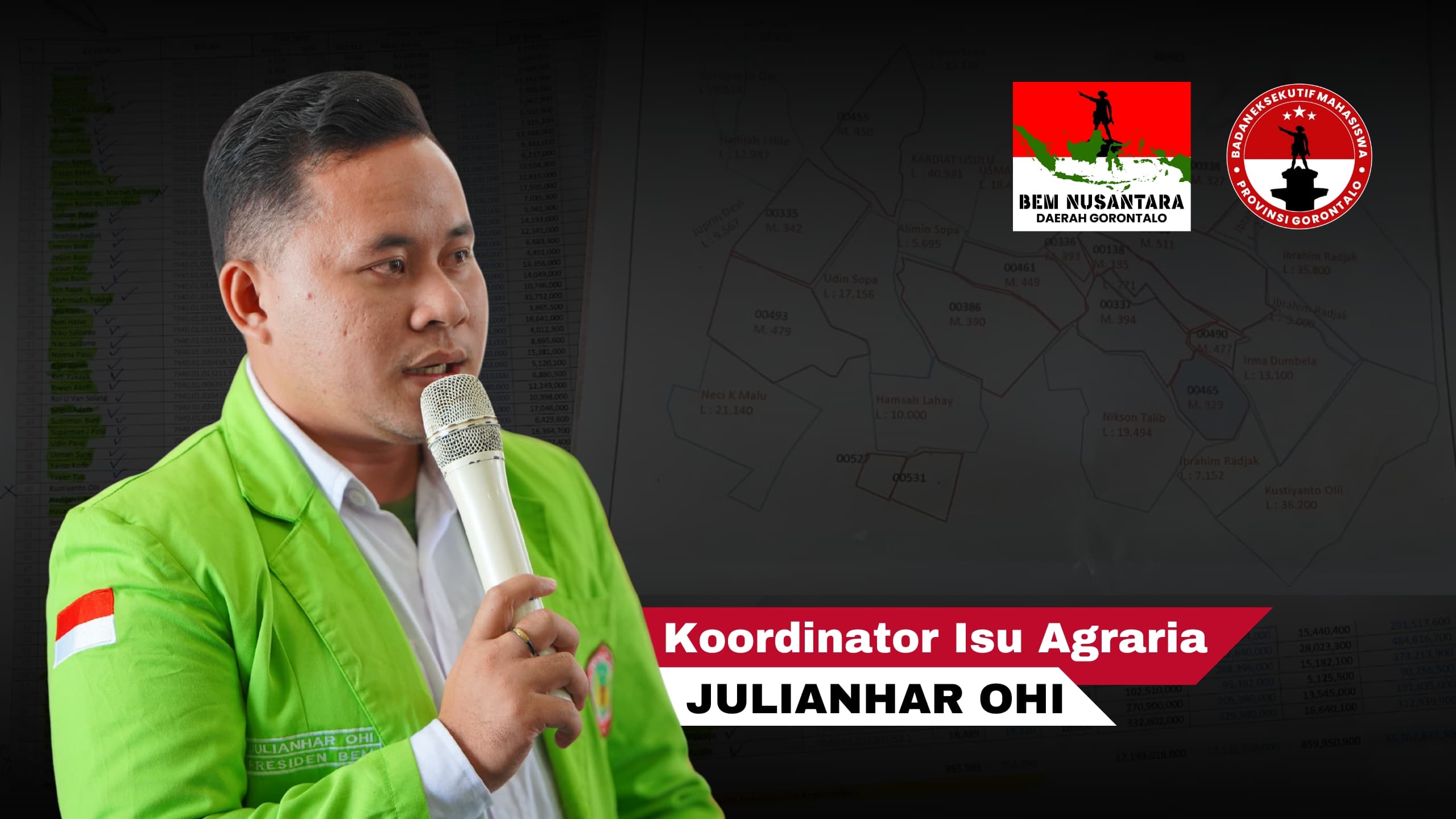 Koordinator Isu Agraria Julianhar Ohi, Tangkap Kepala Desa Ibarat Jika Terbukti