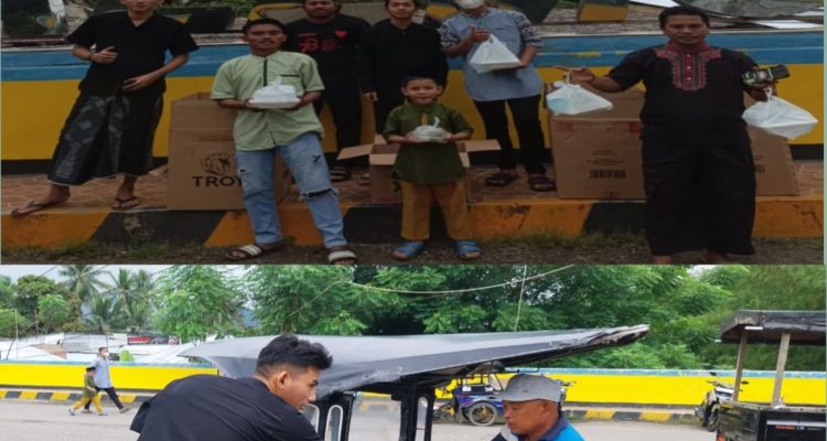 Karang Taruna Desa Pentadu Barat Gelar Kegiatan Berbagi Takjil di 17 Ramadhan 2025