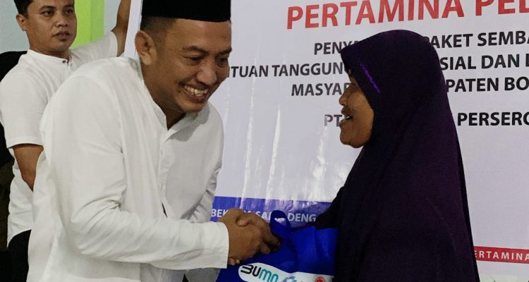 YLKG Salurkan Bantuan "Pertamina Peduli" Kepada Masyarakat Boalemo