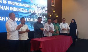 Wujud Bukti Pembaharu, Bupati Boalemo Tanda Tangani Nota Kesepemahaman Bersama PT. PELINDO