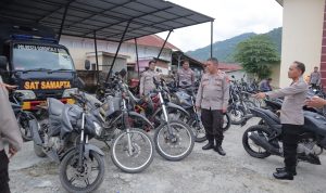 Kapolresta Bersama Wakapolresta Gorontalo Kota Lakukan Pengecekan Kendaraan Dinas, Pastikan Kesiapan Operasional