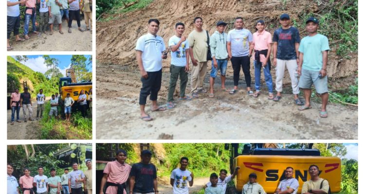 Pemuda Paguyaman Pantai Perbaiki Jalan Rusak Di Pontolo