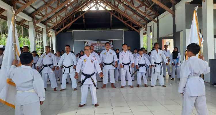 Ujian Kenaikan Tingkat/Sabuk (Kyu) Semester 1 Perguruan Karate PORBIKAWA Gorontalo Tahun 2025