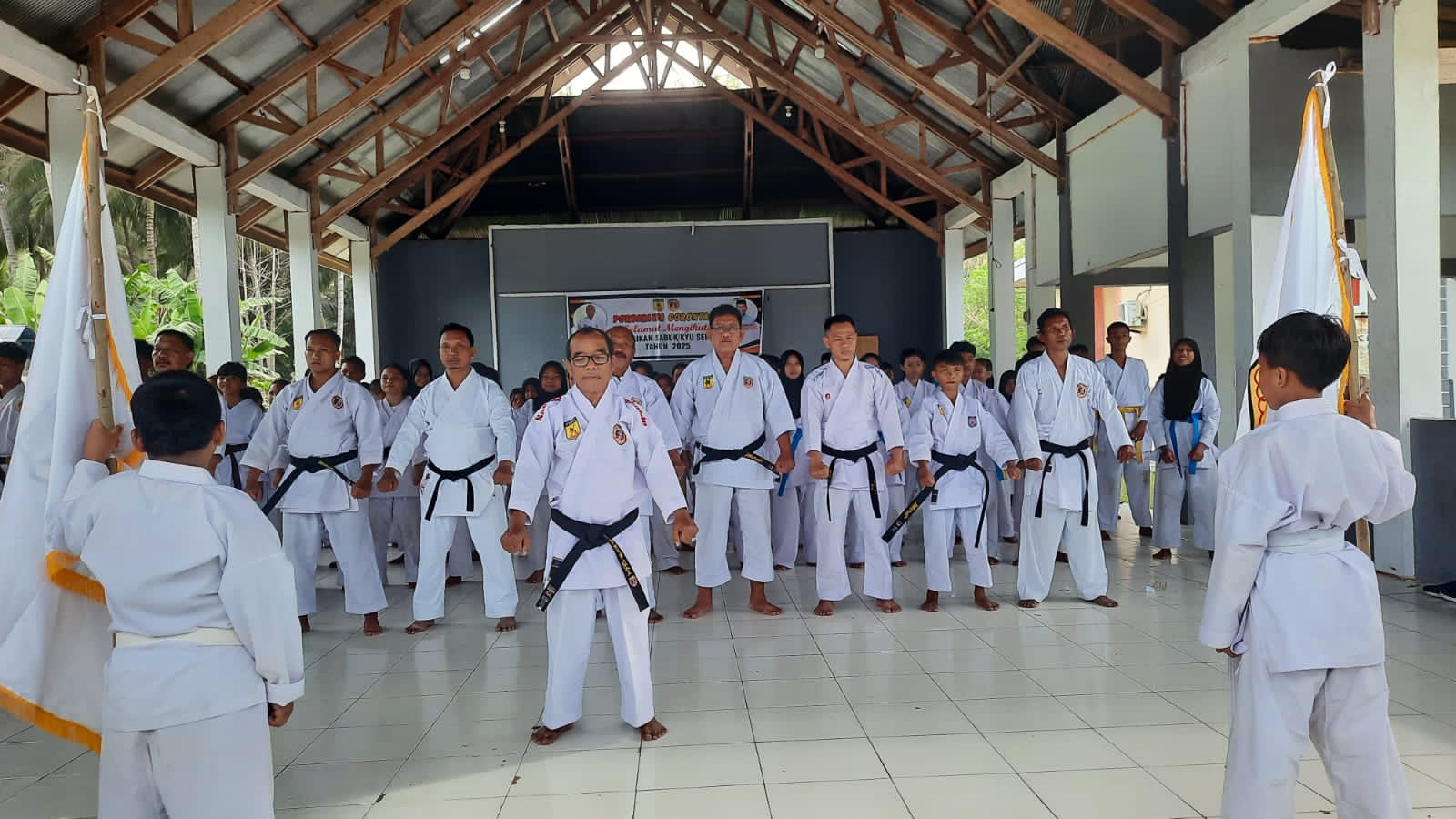 Ujian Kenaikan Tingkat/Sabuk (Kyu) Semester 1 Perguruan Karate PORBIKAWA Gorontalo Tahun 2025
