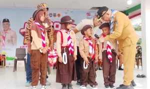 Bupati Gorontalo Tinjau Perkemahan Di Desa Bumela" Dorong Pembinaan Generasi Muda"