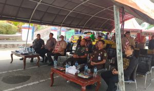 Kapolres Gorontalo Bersama Forkopimda Ikuti Zoom Meeting Kick Off Lounching Gerakan Pangan Murah Pimpinan Bapak Kapolri