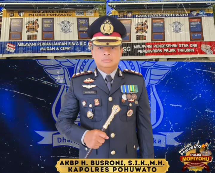 Modern & Inovatif! Polres Pohuwato Hadirkan SIM dan Samsat Drive Thru: Urus Pajak Semudah Beli Pulsa