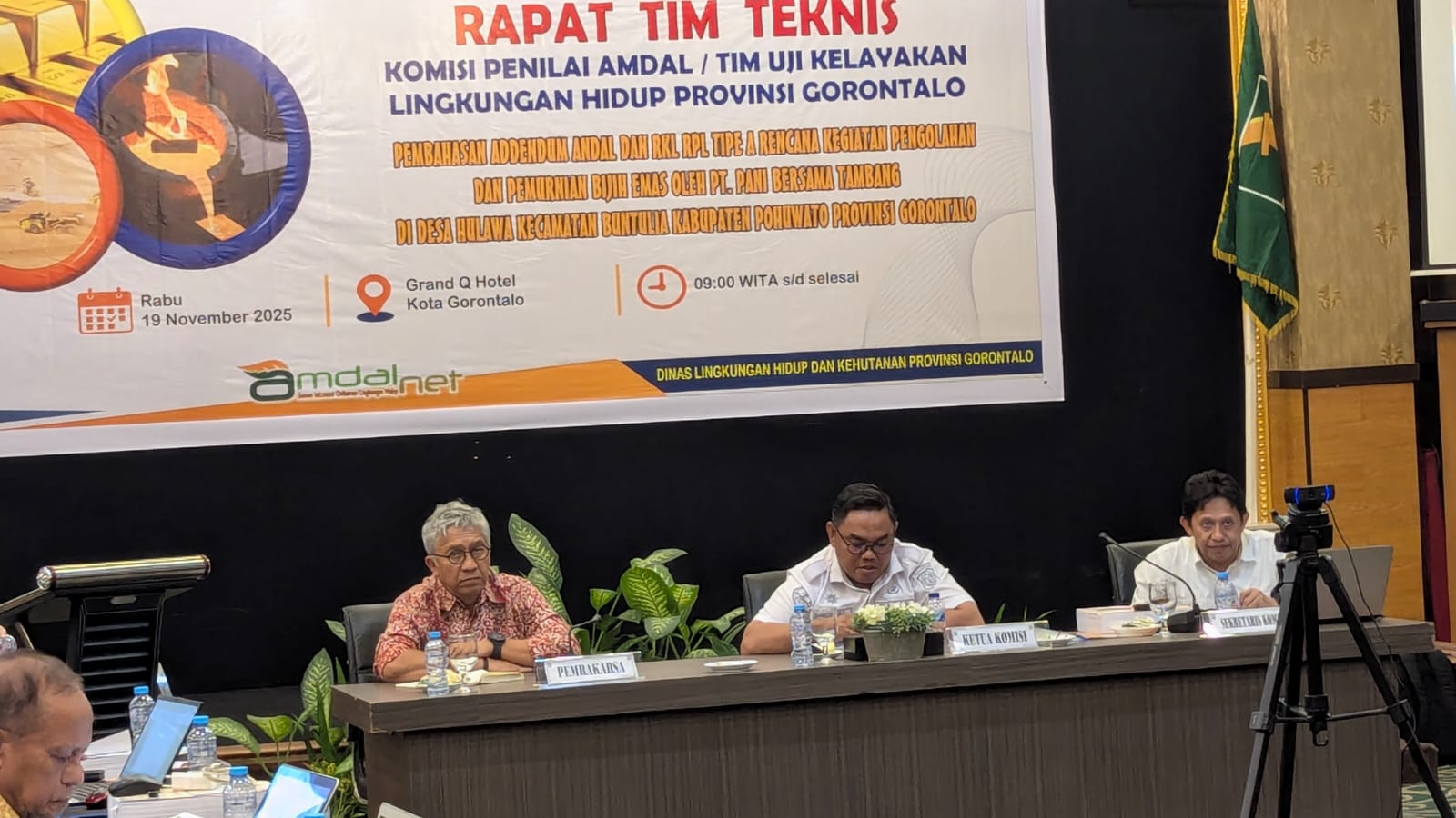 Rapat Tim Teknis Penilai AMDAL Gorontalo Diwarnai Pengusiran Wartawan, DLHK Dituding Tutup Akses Publik