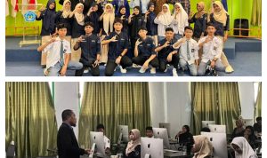 Puluhan Siswa SMK Mengikuti Workshop UI/UX Yang Diselenggarakan Oleh Himpunan Mahasiswa Program Studi Sistem Informasi FIKOM UNISAN Gorontalo