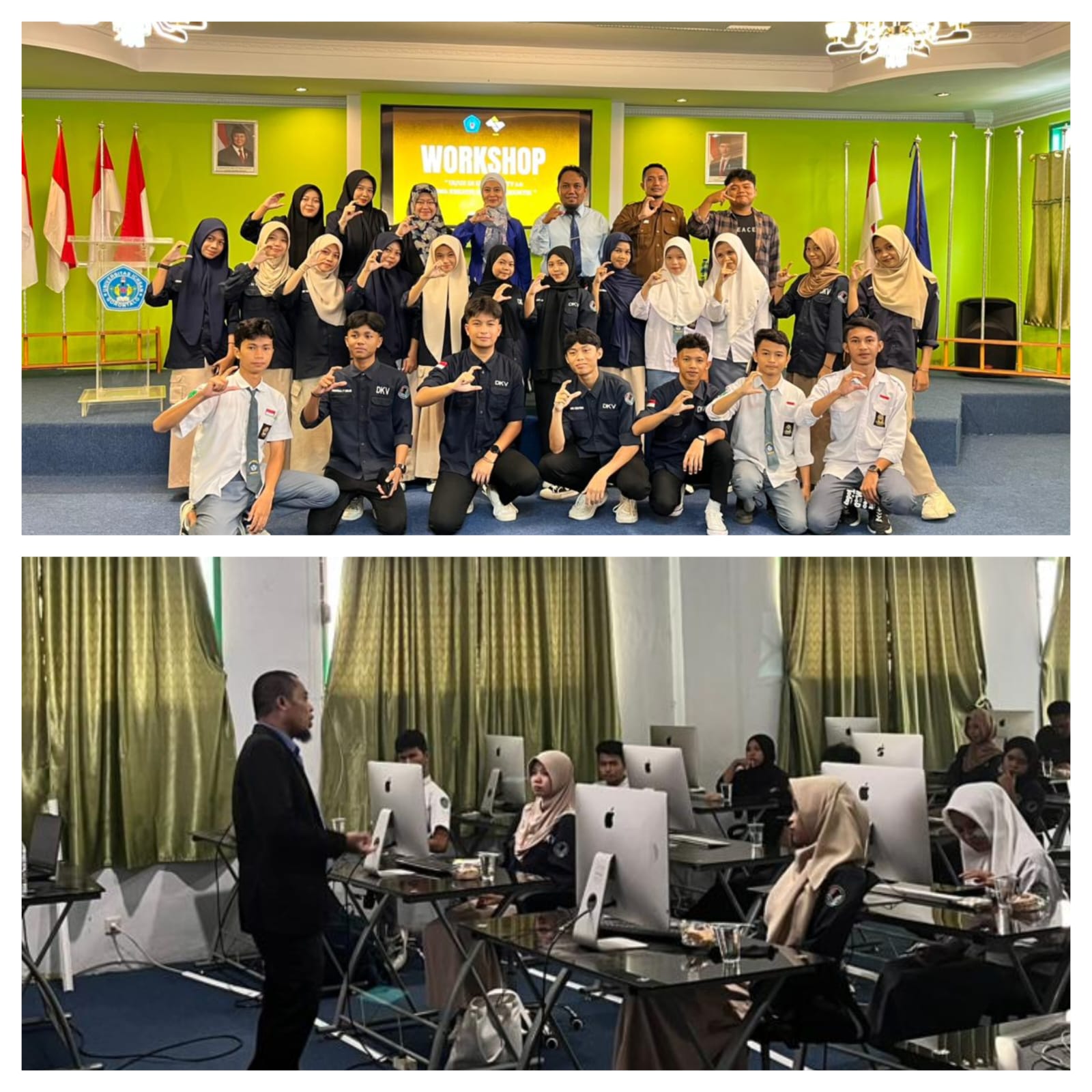 Puluhan Siswa SMK Mengikuti Workshop UI/UX Yang Diselenggarakan Oleh Himpunan Mahasiswa Program Studi Sistem Informasi FIKOM UNISAN Gorontalo