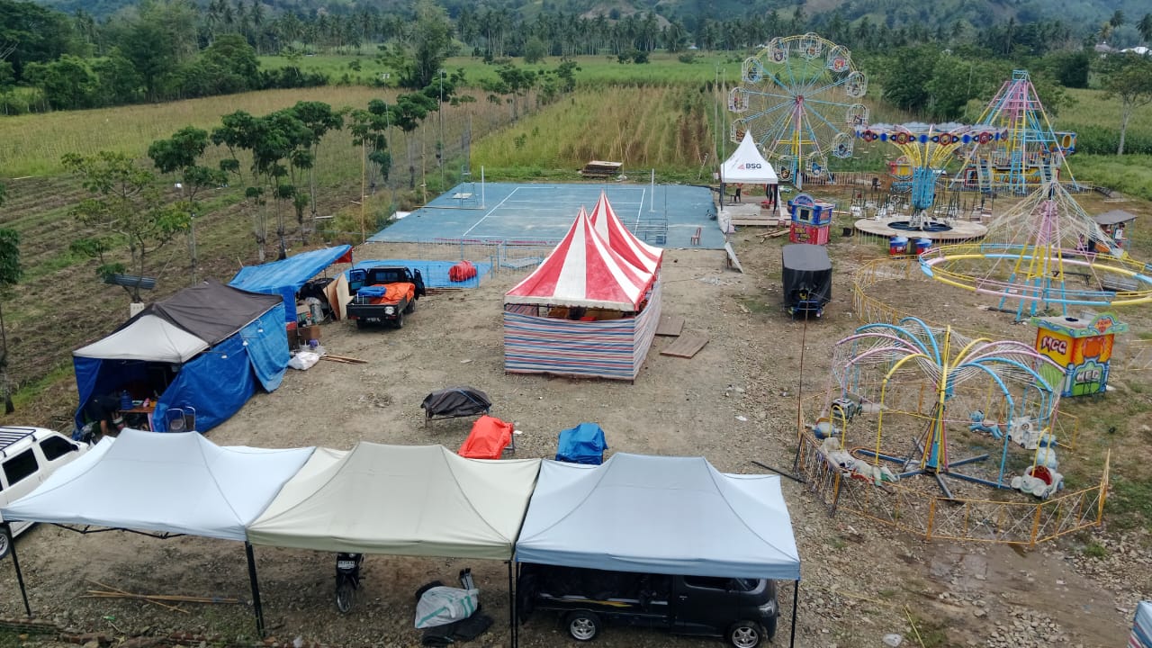 Wahana Hoya Hoya Hadir di Lapangan Kampus Institut Teknologi Dan Bisnis Ichsan Paguyaman