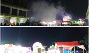 Kilau Kembang Api Warnai Langit Paguyaman, Warga Rayakan Pergantian Tahun 2026 Di Kampus Institut Teknologi Dan Bisnis