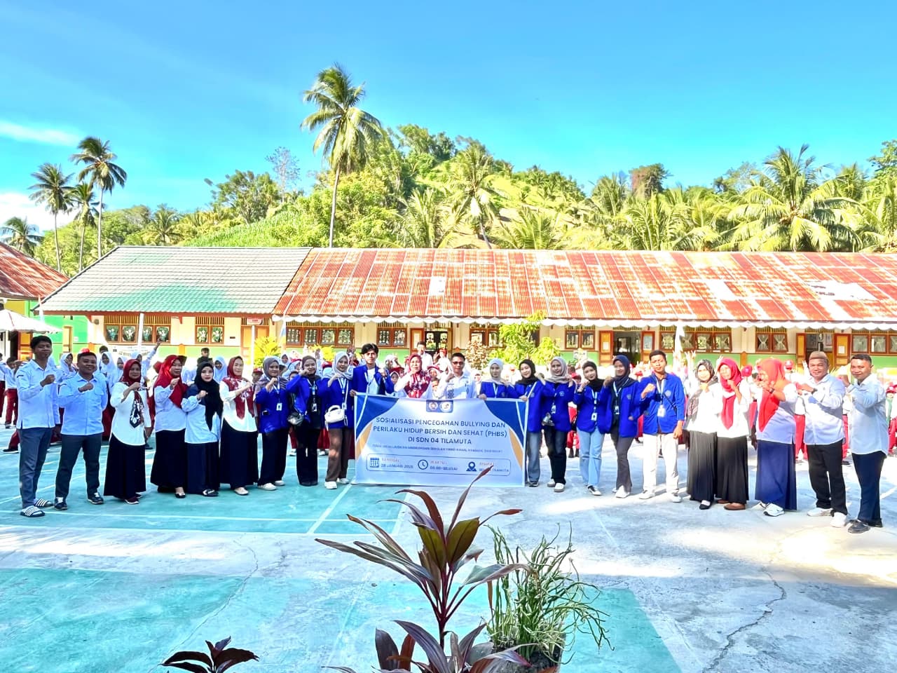 Mahasiswa KKD UMGO Angkatan 29 Gelar Sosialisasi Bullying dan PHBS di SDN 4 Tilamuta