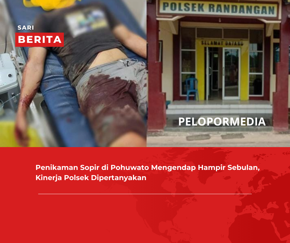 Penikaman Sopir di Pohuwato Mengendap Hampir Sebulan, Kinerja Polsek Dipertanyakan